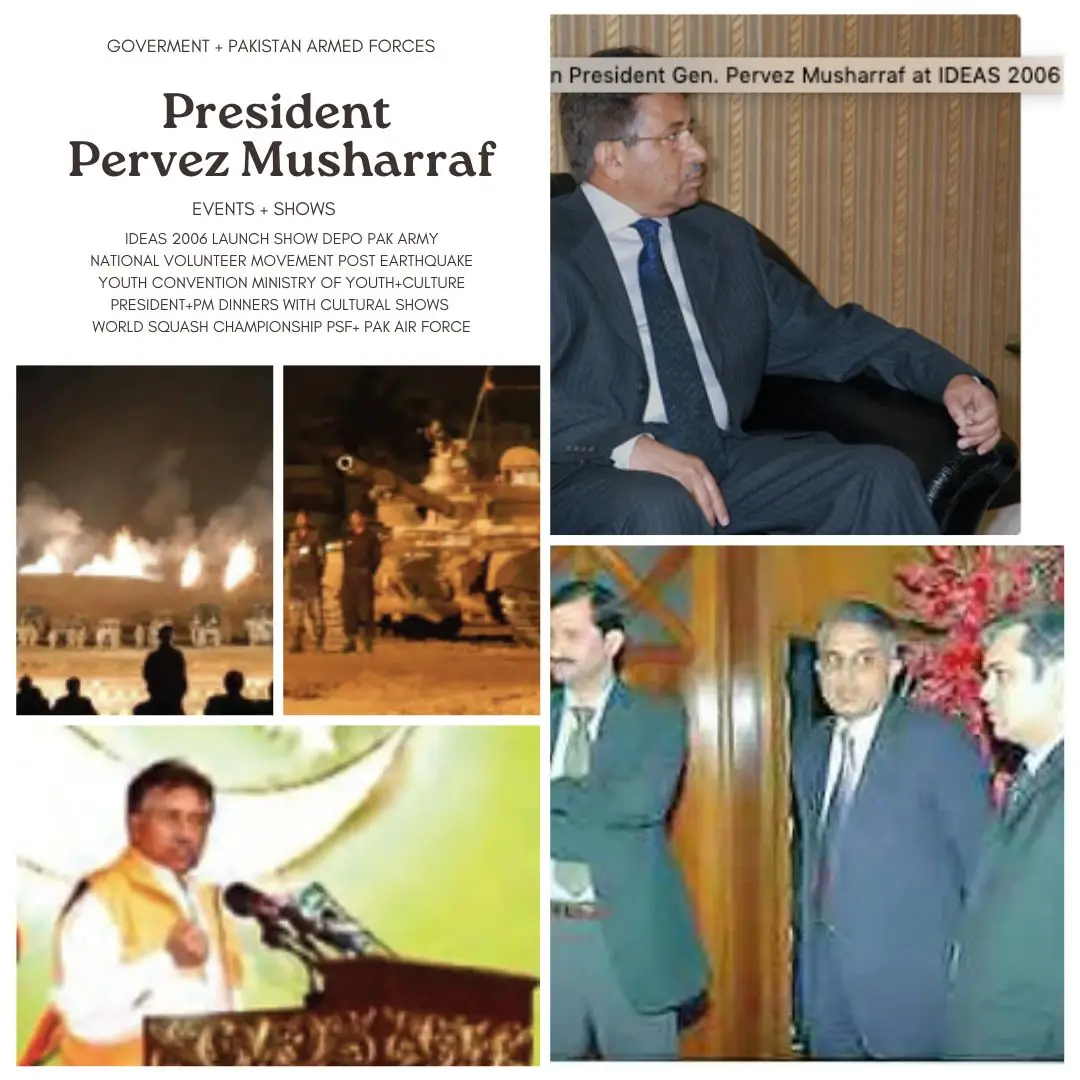 Asim Qureshi Events Pervez Musharraf